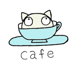 manmaru coco cat sticker #10842576