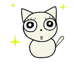 manmaru coco cat sticker #10842578