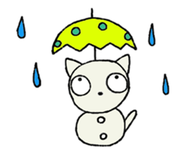 manmaru coco cat sticker #10842582