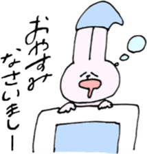 raugh usagi sticker #10843395
