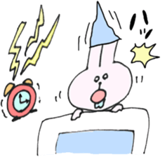 raugh usagi sticker #10843396