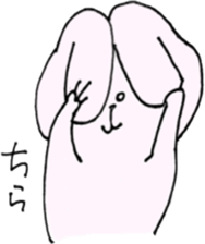 raugh usagi sticker #10843403