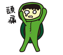 The teenager's graffiti diary 2 friends sticker #10844003