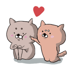 Dogs Love and Peace sticker #10844312