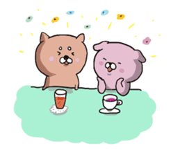 Dogs Love and Peace sticker #10844323