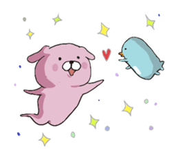 Dogs Love and Peace sticker #10844330