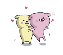 Dogs Love and Peace sticker #10844336