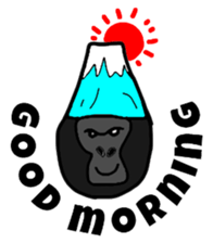 Dandelion & Mountain Gorilla sticker #10844548