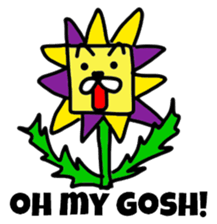 Dandelion & Mountain Gorilla sticker #10844561