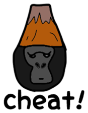 Dandelion & Mountain Gorilla sticker #10844567