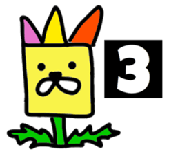 Dandelion & Mountain Gorilla sticker #10844572