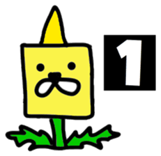 Dandelion & Mountain Gorilla sticker #10844574