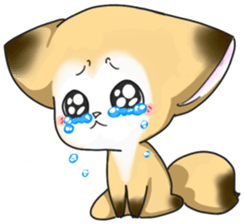 Cute Foxes  Almond and Kiwi Thai ver. sticker #10844665