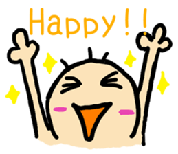 Playful baby sticker #10844824