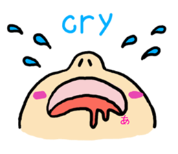 Playful baby sticker #10844825