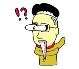 loose&creepy dog fujyu part2 sticker #10845424