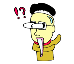 loose&creepy dog fujyu part2 sticker #10845424