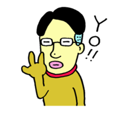 loose&creepy dog fujyu part2 sticker #10845434