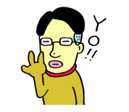 loose&creepy dog fujyu part2 sticker #10845434