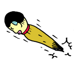 loose&creepy dog fujyu part2 sticker #10845442