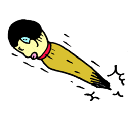 loose&creepy dog fujyu part2 sticker #10845442