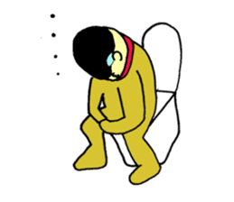 loose&creepy dog fujyu part2 sticker #10845446