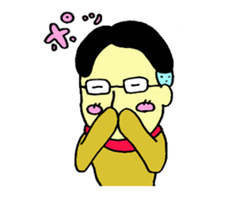 loose&creepy dog fujyu part2 sticker #10845448