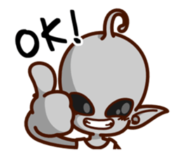 I am Little Greys3 -MASTER Cosplay- sticker #10845504