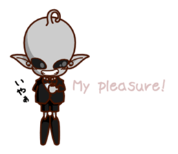 I am Little Greys3 -MASTER Cosplay- sticker #10845508