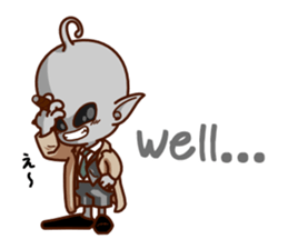 I am Little Greys3 -MASTER Cosplay- sticker #10845527