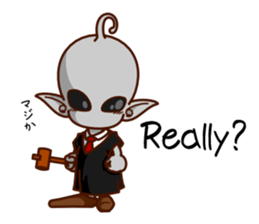 I am Little Greys3 -MASTER Cosplay- sticker #10845530