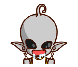 I am Little Greys3 -MASTER Cosplay- sticker #10845533