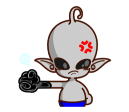 I am Little Greys3 -MASTER Cosplay- sticker #10845535