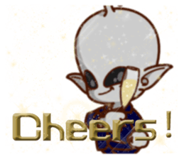 I am Little Greys3 -MASTER Cosplay- sticker #10845538