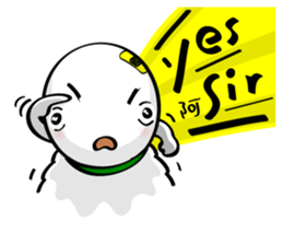 Hilarious Stickers from Gray Wolf Cat !2 sticker #10846185