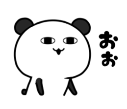 Too loose panda sticker #10846271