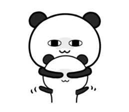 Too loose panda sticker #10846280