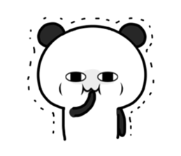 Too loose panda sticker #10846283