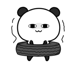 Too loose panda sticker #10846291