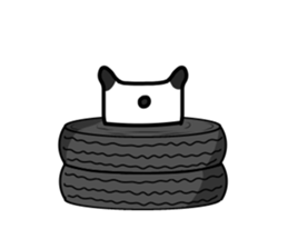 Too loose panda sticker #10846295