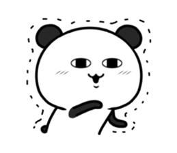 Too loose panda sticker #10846298