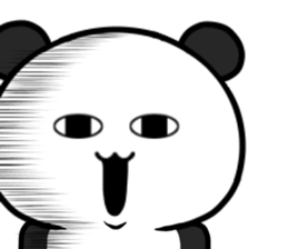 Too loose panda sticker #10846301