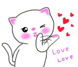 love love cats! 2 sticker #10846905