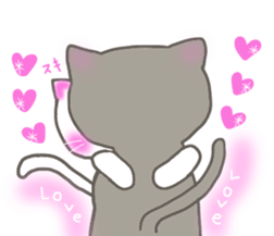 love love cats! 2 sticker #10846935