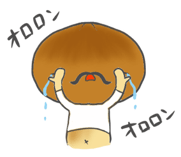 Beard mushrooms sticker #10846956