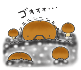 Beard mushrooms sticker #10846969