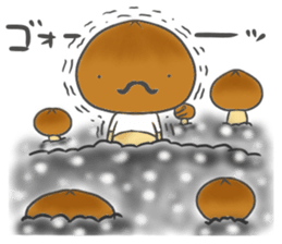 Beard mushrooms sticker #10846970