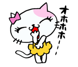 Cat girl of adult. sticker #10847188