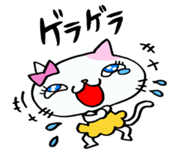 Cat girl of adult. sticker #10847196