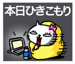 Cat girl of adult. sticker #10847197